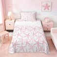 thumbnail image 1 of Manfei Watercolor Pink Starfish Twin Sheet Sets for Kids Girls, Kawaii Ocean Wildlife Bedding 3-Piece, 1 Flat Sheet, 1 Fitted Sheet and 1 Pillowcase, 1 of 6