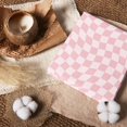 Wavey Musical Note Manfei Wavy Checkerboard 100% Cotton Fabric 5 Yards, Blush Square ...