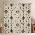 thumbnail image 1 of Manfei Western Bohemian Aztec Black Out Curtains for Female, Vintage Sheep Skeleton Curtains Pack of 2 (42x63 Each), Beige Hippie Triangle Bedroom Curtains, Window Curtains Decor, 1 of 6