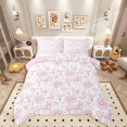thumbnail image 1 of Manfei Western Cowgirl 2pcs Bedding Comforter Set,Floral Cactus Twin Comforter Sets,Kawaii Bow Breathable Bedding Set,Microfiber Teenagers Bedroom Decor,Reversible, 1 of 8