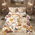 thumbnail image 1 of Manfei Western Cowgirl Boot 7-Piece Twin Bedding Sets, Rustic Sunflower Cactus Bedding Comforter Set, Cartoon Brown Stars Reversible Sheet Sets, Lightweight Room Decor, 1 of 8