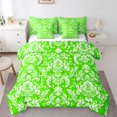 thumbnail image 1 of Manfei Western Damask Print Twin Bedding Sets 7-Piece for Adult, Vintage Flower Floral Bedding Comforter Set, Bohemian Mandala Reversible Sheet Sets, Ultra Soft Home Decor, 1 of 7