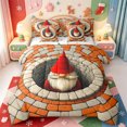 thumbnail image 1 of Manfei Western Xmas Festive 7 Pieces Full Size Bedding Sets,Traditional Christmas Animals Full Size Bed in a Bag,Xmas Reversible, 1 of 7