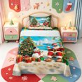 thumbnail image 1 of Manfei Western Xmas Festive Twin Sheets,Vintage Christmas Tree Bedding,3pcs,1 Flat Sheet,1 Fitted Sheet and 1 Pillowcase, 1 of 6