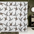 thumbnail image 1 of Manfei Wild Duck Print Shower Curtain 72Wx72L,Farmhouse Animal Bathroom Curtain, 1 of 5
