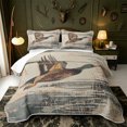 thumbnail image 1 of Manfei Wild Mallard Duck Twin Quilt Set,Farmhouse Bird Twin Coverlet Set,2-Piece,1 Bedspread and 1 Pillowcase, 1 of 7