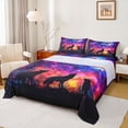 thumbnail image 1 of Manfei Wild Wolves Twin Sheet Sets,Colorful Sky Aurora Twin Fitted Sheet,Watercolor Ink Painting Flat Sheet For Boys Kids,Super Cozy Room Decor,3 Pieces, 1 of 7