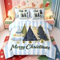 thumbnail image 1 of Manfei Winter Holiday 7 Pieces Full Size Bedding Sets,Cute Christmas Animals Full Size Bed in a Bag,Xmas Reversible, 1 of 7