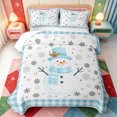 thumbnail image 1 of Manfei Winter Holiday Quilt Full,Cute Xmas Christmas Gingerbread Full Bedspread Sets,3 Pieces,1 Coverlet and 2 Pillowcases, 1 of 7