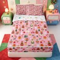 thumbnail image 1 of Manfei Winter Holiday Zipper Twin Comforter Sets with Fitted Sheet and 2 Pillowcases,Elegant Christmas Animals Zipper Bedding Set,Xmas Reversible,4 Pieces, 1 of 7