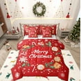 thumbnail image 1 of Manfei Xmas Dessert Biscuit 7-Piece Twin Bedding Sets,Merry Christmas Bedding Comforter Set,Kawaii Candy Cane Sheet Sets,Ultra Soft Home Decor Reversible, 1 of 8