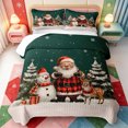 thumbnail image 1 of Manfei Xmas Holiday Season Quilt Full,Elegant Christmas Animal Cow Full Bedspread Sets,3pcs,1 Coverlet and 2 Pillowcases, 1 of 7