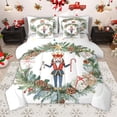 thumbnail image 1 of Manfei Xmas Nutcracker 7-Piece Twin Bedding Sets for Teens Boys Girls,Merry Christmas Bedding Comforter Set,Happy New Year Breathable Sheet Sets,Breathable Home Decor,Reversible, 1 of 8