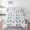 thumbnail image 1 of Manfei Xmas Tree 3 Pieces Queen Comforter Set for Teens Boys Girls,Merry Christmas Ultra Soft Bedding Sets,Happy New Year Bedding Comforter Set,Ultra Soft Home Decor,Reversible, 1 of 8