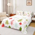 thumbnail image 1 of Manfei Xmas Tree 4-Piece Full Size Sheets for Teens Female Men,Stars Print Bed Sheets,Merry Christmas Lightweight Sheet Sets,Luxury Bedroom Decor, 1 of 7