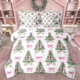 thumbnail image 1 of Manfei Xmas Tree Twin Bedding Sets 7-Piece for Kids Teens Girls,Pink Ribbon Bow Bedding Comforter Set Microfiber,Merry Christmas Breathable Sheet Sets,Microfiber Bedroom Decor,Reversible, 1 of 8