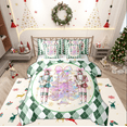 thumbnail image 1 of Manfei Xtmas Nutcraker 7 Pieces Bedding Comforter Set,Merry Christmas Full Bedding Set,Cartoon Xmas Tree Fitted Sheet Flat Sheet For Girl Teens,Ultra Soft Home Decor Reversible, 1 of 8