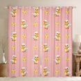 thumbnail image 1 of Manfei Yellow Bowtie Duck Curtains Pack of 2 (42x84 Each) for Boys Girls,Cartoon Bowknot Animal Curtains Blackout for Kids Teens,Super Cozy Room Decor, 1 of 6