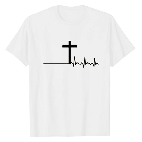 Manfinity Homme Men's Summer Print Round Neck Short Sleeve Casual T-Shirt Comfortable, Stylish, Versatile for All Occasions