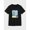 thumbnail image 1 of Manfinity Hypemode Men Graphic Print Short Sleeve Tee, Casual, For Going Out, Boyfriend Gift, 1 of 5