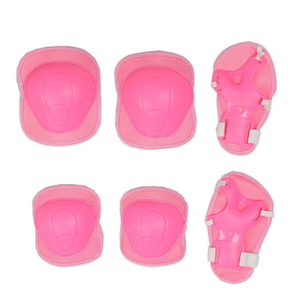 Manfiter Kids Helmet Pad Set Elbow Knee Wrist Pads for Sports Protective Gear Set Adjustable