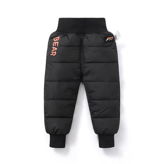 Manfiter Toddler Baby Boys Girls Winter Lightweight Down Pants Windproof Warm Snow Pant Trousers