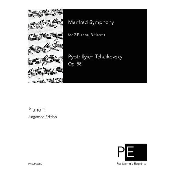 Manfred Symphony : Piano 1