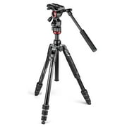 Manfrotto Befree Live 4-Section Aluminum Compact Travel Video Tripod, Twist Lock