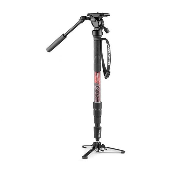 Manfrotto Element MII 4-Section Aluminum Video Monopod with Fluid Head