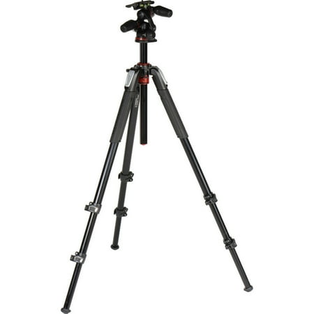 Manfrotto - MK055XPRO3-3W Aluminum Tripod with 3-Way Pan/Tilt Head