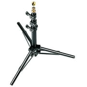 Manfrotto 156BLB 4-Feet Aluminum Mini Kit Stand with 015 Top Black
