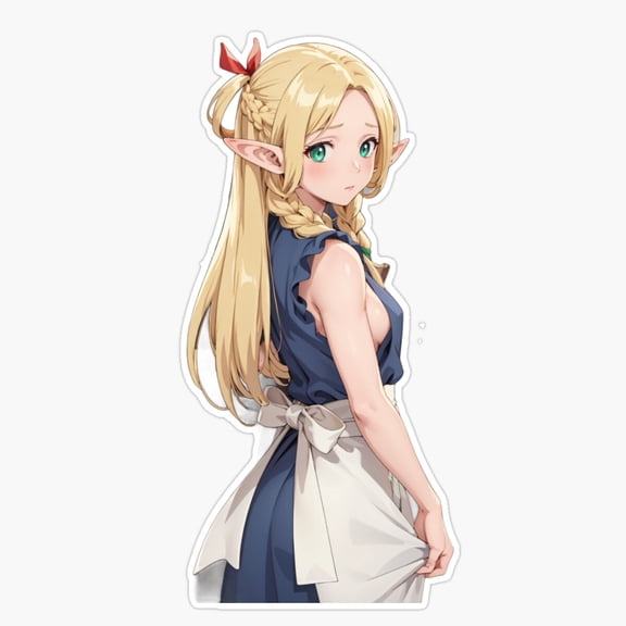 Manga Alchemist Cook Girl Dungeon Monster Feast Journey Character Graphic Decal For Switch Console Sticker