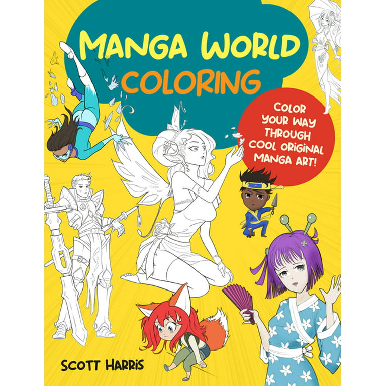 Kawaii Monsters Coloring Book: Cute coloring books for adults - Coloring  Pages for Adults and Kids (Anime and Manga Coloring Books) girls coloring