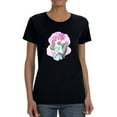 thumbnail image 1 of Manga Couple Shy Girlfriend T-Shirt Women -Image by Shutterstock, Female Small, 1 of 4