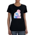 thumbnail image 1 of Manga Couple Soft Embrace T-Shirt Women -Image by Shutterstock, Female Large, 1 of 4