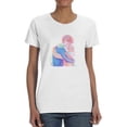 thumbnail image 1 of Manga Couple Soft Embrace T-Shirt Women -Image by Shutterstock, Female Small, 1 of 4