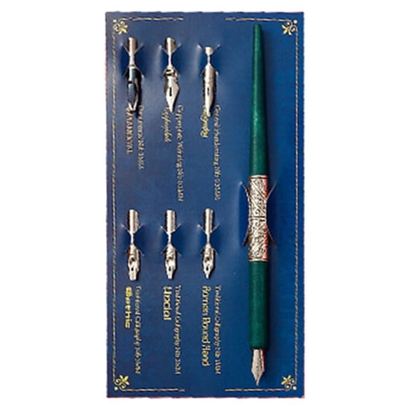 Manga Dip Pen Holder with 6 Nibs for Lettering Skiching Drawing