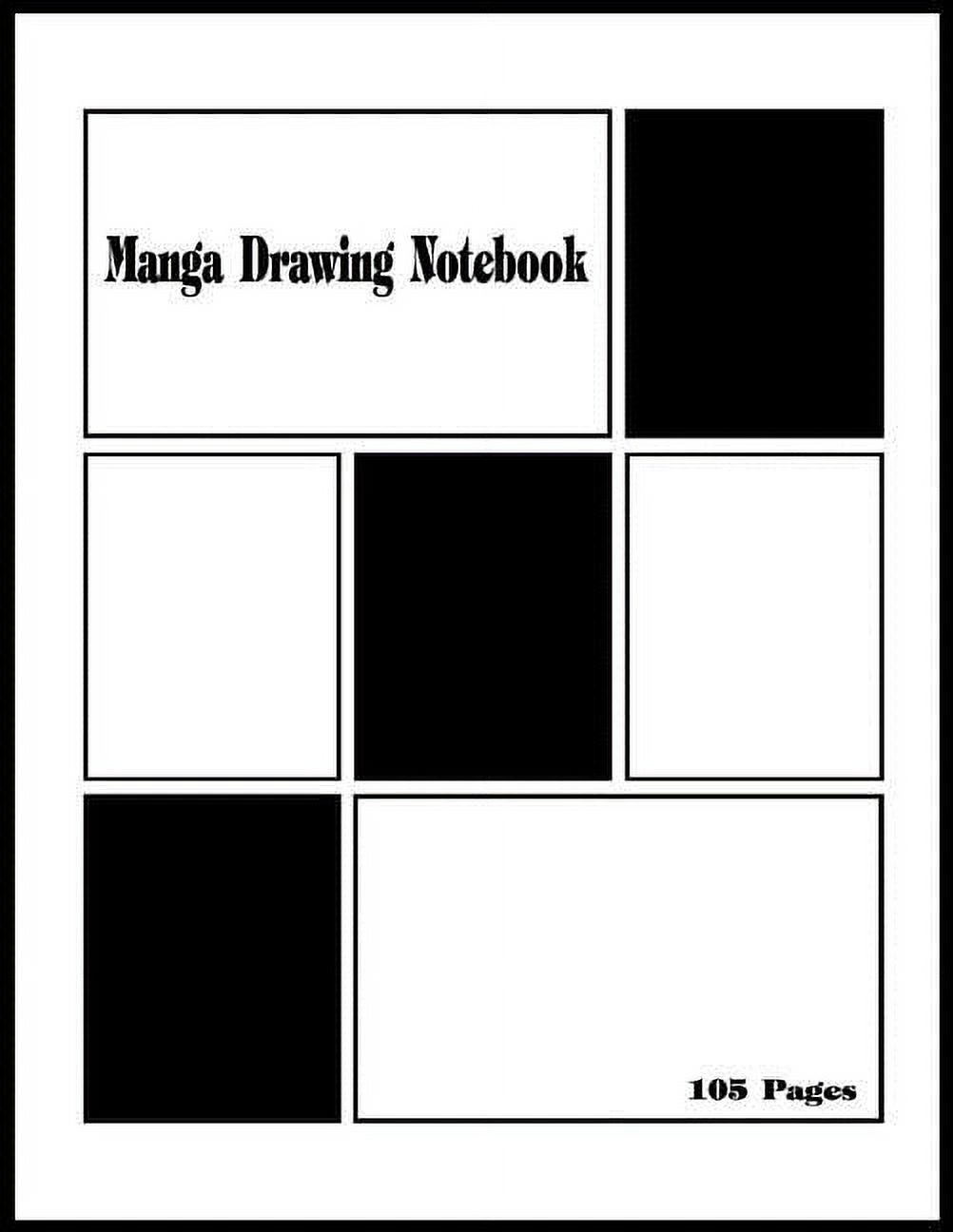 Manga Drawing Notebook Blank Multi Panels for Make Your Own Comics