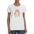 thumbnail image 1 of Manga Girl Cheerful Smile T-Shirt Women -Image by Shutterstock, Female Large, 1 of 4