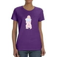 thumbnail image 1 of Manga Girl Daydream Pillow T-Shirt Women -Image by Shutterstock, Female XX-Large, 1 of 4