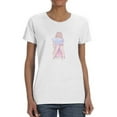 thumbnail image 1 of Manga Girl Daydream Pillow T-Shirt Women -Image by Shutterstock, Female XX-Large, 1 of 4