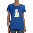 thumbnail image 1 of Manga Girl Flirty Smile T-Shirt Women -Image by Shutterstock, Female Small, 1 of 4