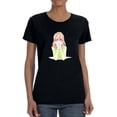 thumbnail image 1 of Manga Girl Flirty Smile T-Shirt Women -Image by Shutterstock, Female Small, 1 of 4