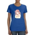 thumbnail image 1 of Manga Girl Pretty Counfused T-Shirt Women -Image by Shutterstock, Female 3X-Large, 1 of 4
