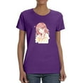 thumbnail image 1 of Manga Girl Pretty Counfused T-Shirt Women -Image by Shutterstock, Female x-Large, 1 of 4