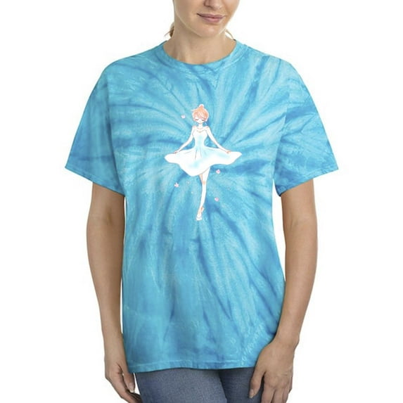 Manga Girl Soft Ballerina Tie Dye Cyclone Women -Image by Shutterstock, Female Small