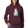 thumbnail image 1 of Manga Girl W Kimono Hoodie Women -Image by Shutterstock, Female Large, 1 of 4