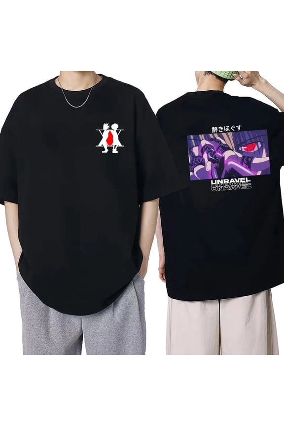 Manga Hisoka Kawaii Hunter X Hunter T Shirt Killua Zoldyck Funny Cartoon Cute Anime T-shirt Kurapika HxH Devil Eye Tshirt Tees