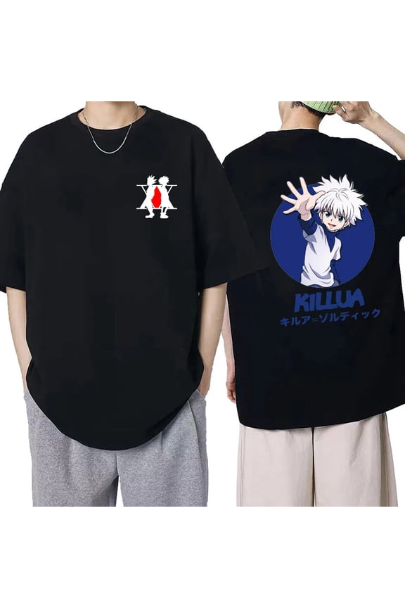 Manga Hisoka Kawaii Hunter X Hunter T Shirt Killua Zoldyck Funny Cartoon Cute Anime T-shirt Kurapika HxH Devil Eye Tshirt Tees