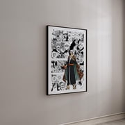 Manga Poster, Trafalgar D. Water Law Wall Decor, High Quality Poster, Fan Gift, Gaming Room Art, UNFRAMED PAPER POSTER